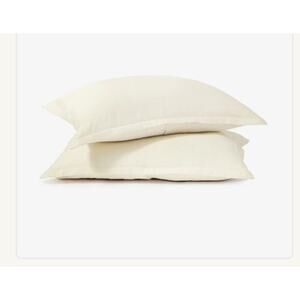 Buffy Breeze Eucalyptus Shams double layered cooling standard cream minimalist